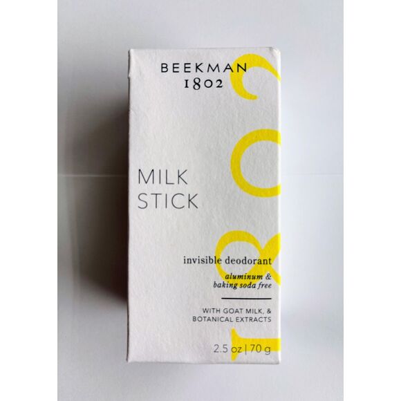 Beekman 1802 Milk Stick Invisible Deodorant with Goat Milk 2.5oz/70g - Picture 1 of 4
